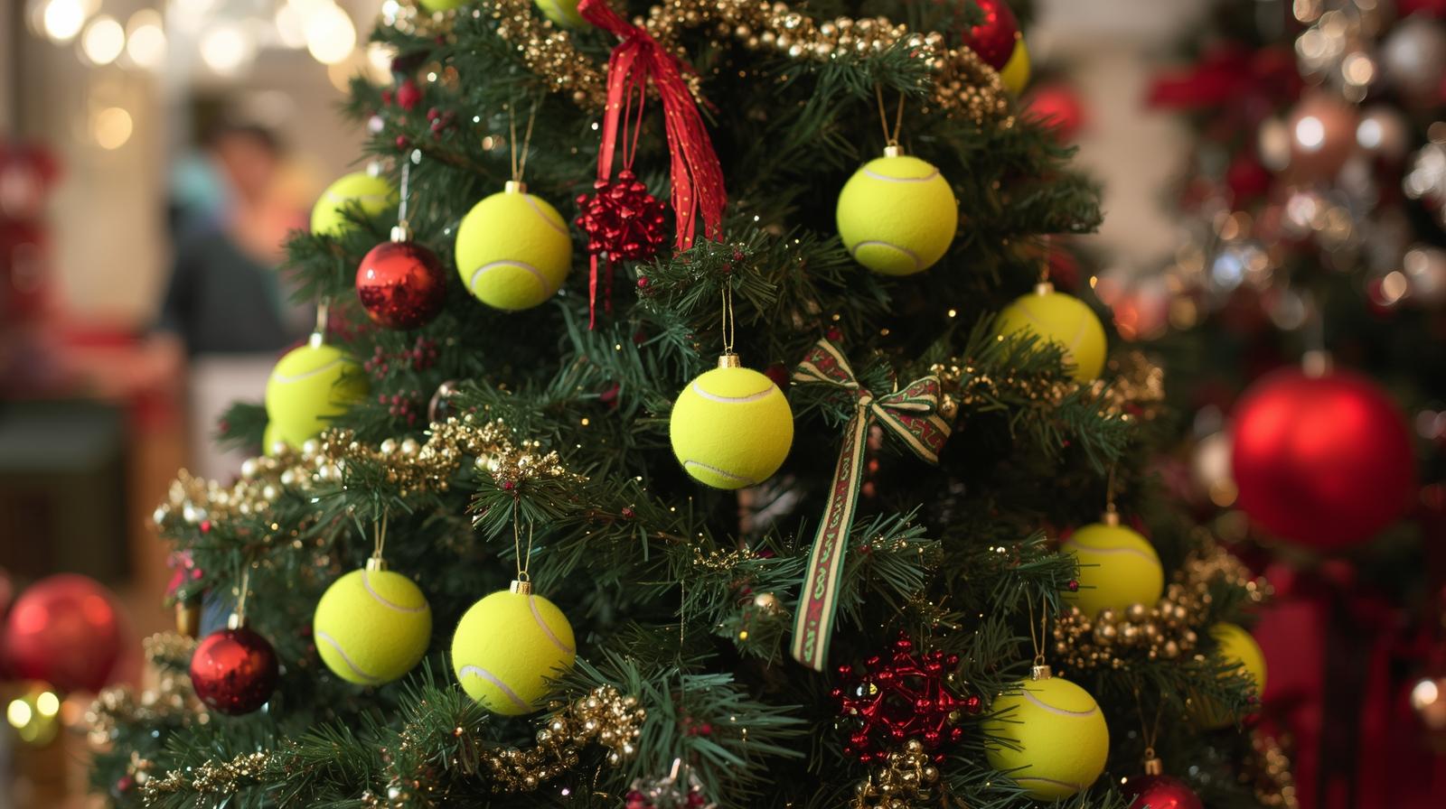 canva xmas Tennis